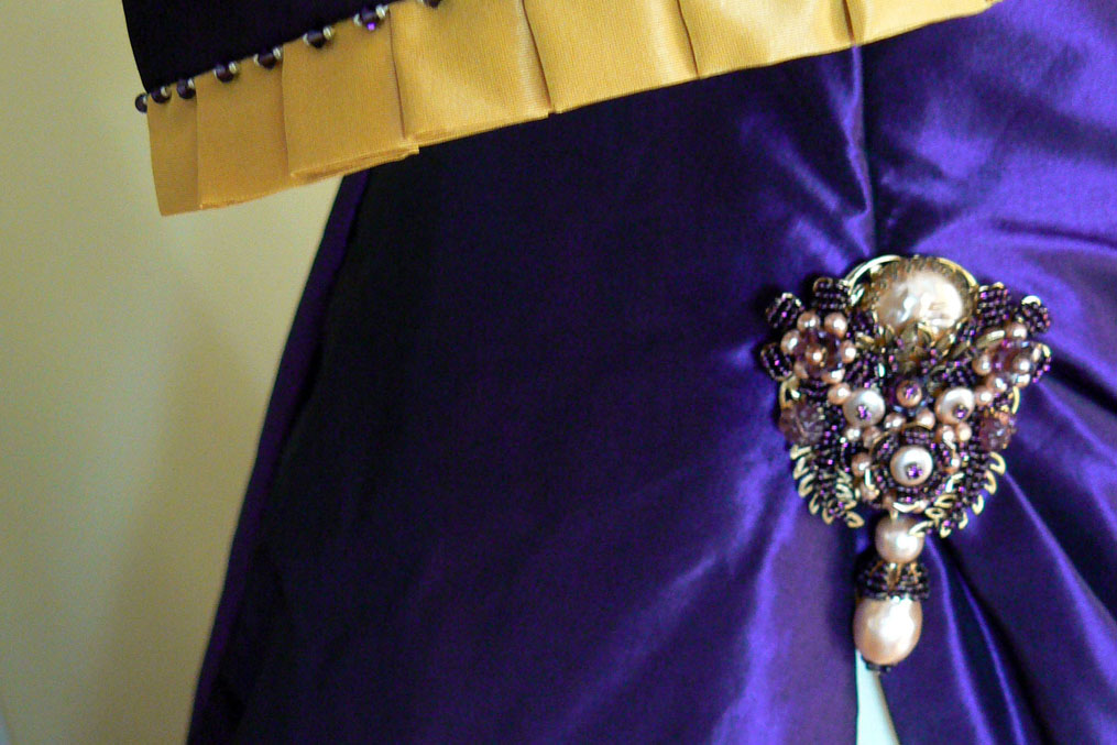 Detail from an Edwardian inspired dress